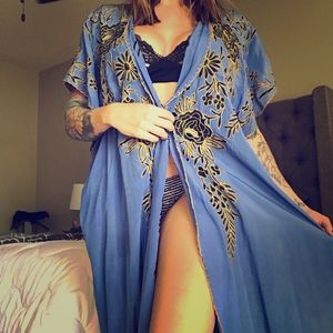Vintage Embroidered Robe